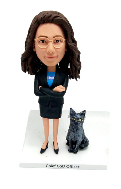 Custom cake toppers personal cake toppers for office woman office lady female boss